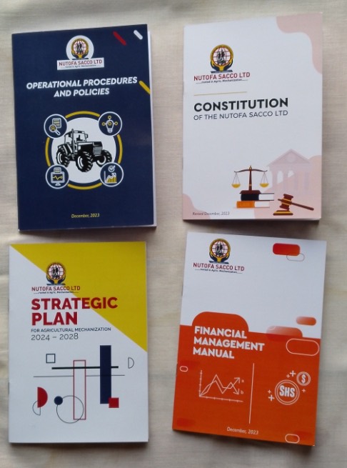 The NUTOFA SACCO member pack of booklets